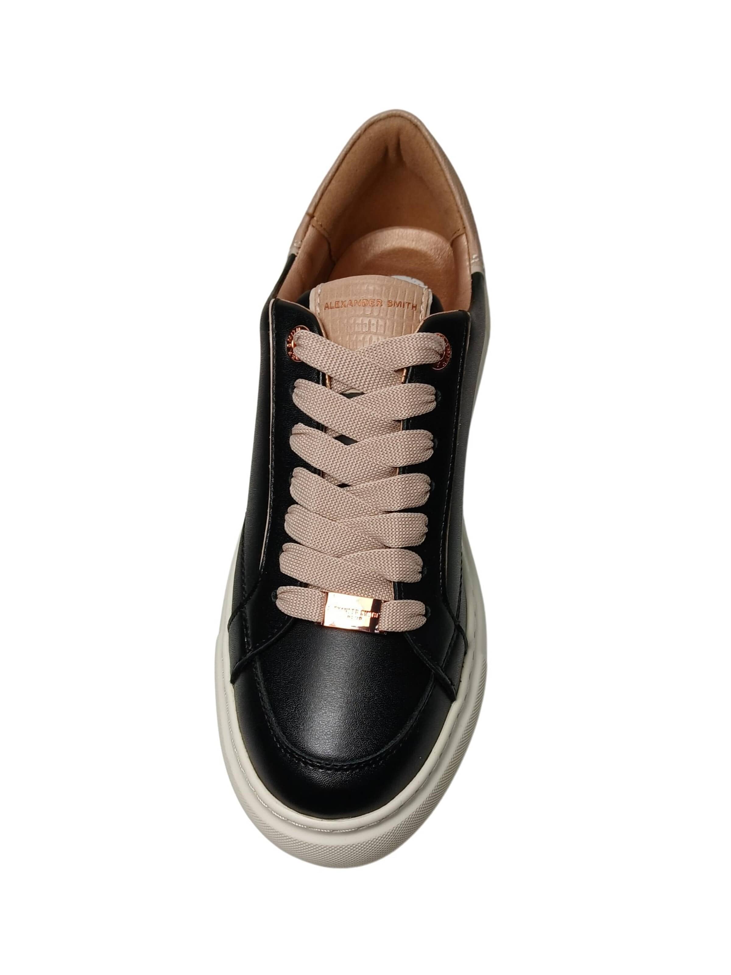 Alexander Smith Platform trainers in Black