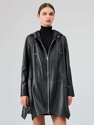 Derimod Tussenmantel 'Daniela' in Zwart: voorkant