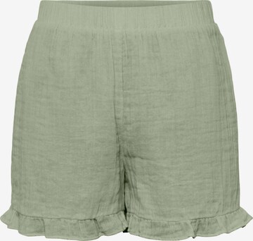 PIECES Shorts 'Lelou' in Grün: predná strana