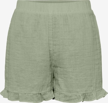 Pantaloni 'Lelou' di PIECES in verde: frontale