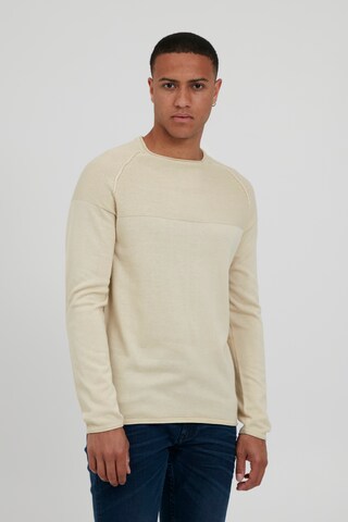 BLEND Sweater 'ADRIANO' in Beige: front