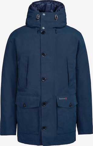 Barbour Parka 'Antartic' in Blau: predná strana