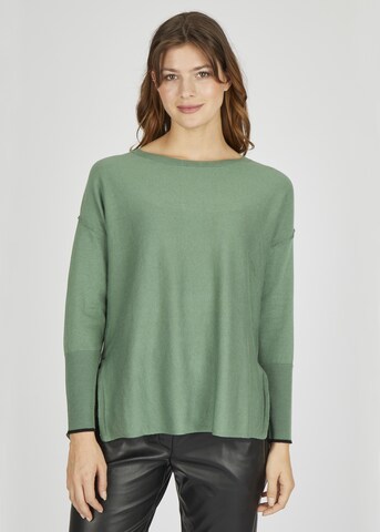 eve in paradise Sweater 'Ella' in Green: front