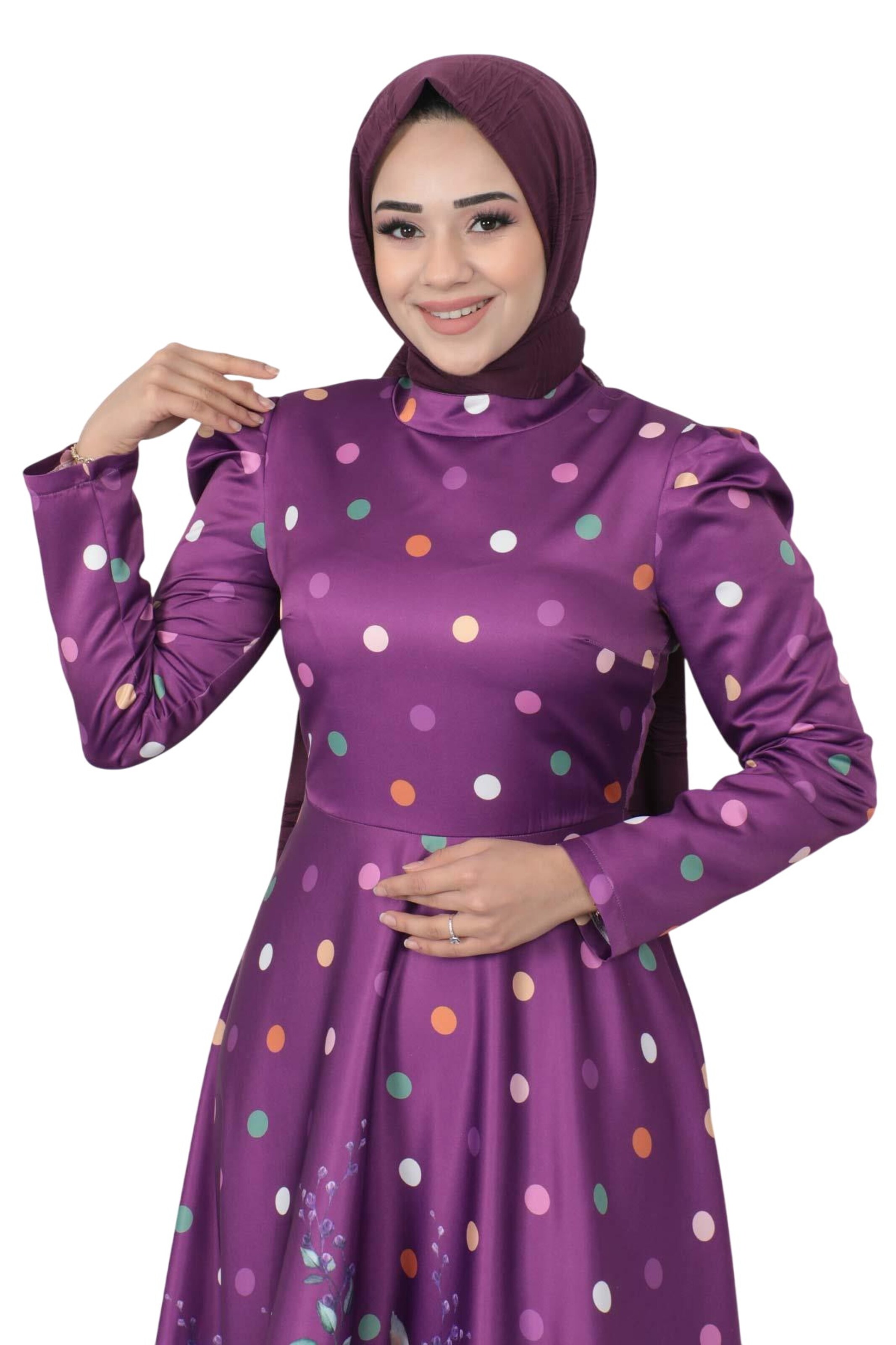 MODAMIHRAM Kleid in Lila