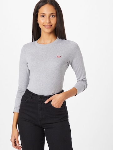 LEVI'S ® Shirt 'LS Baby Tee' in Grau: predná strana