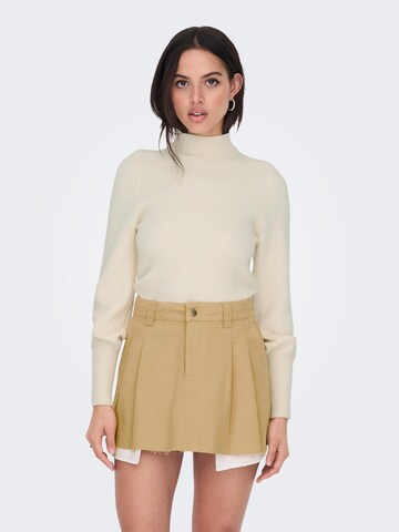 ONLY Sweater 'LESLY' in Beige: front