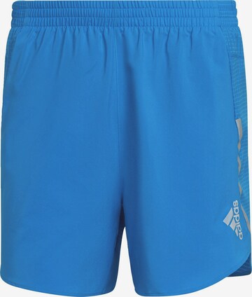 ADIDAS SPORTSWEAR Regular Workout Pants in Blue: front