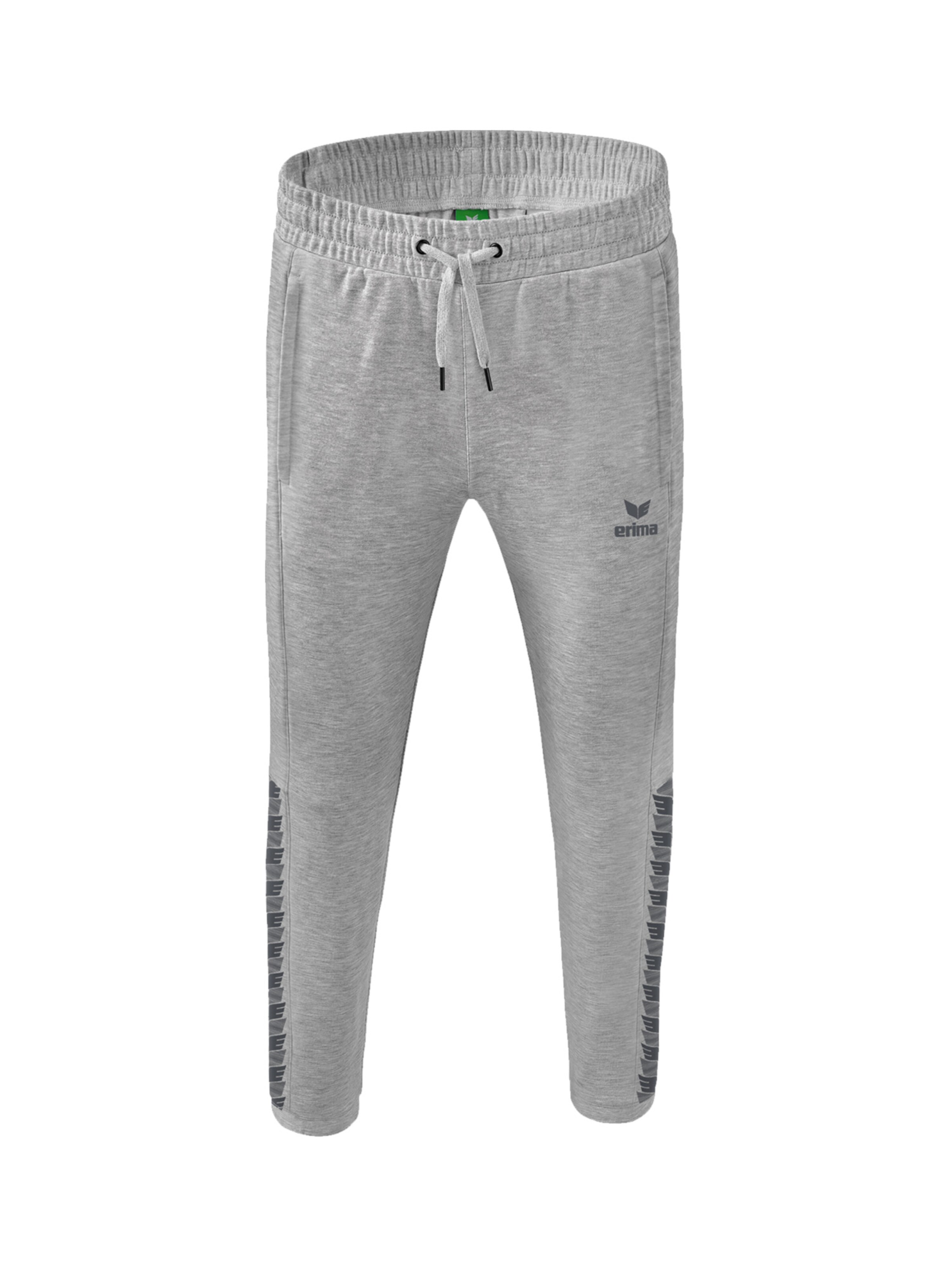 ERIMA Slimfit Sporthose in Grau: Vorderseite