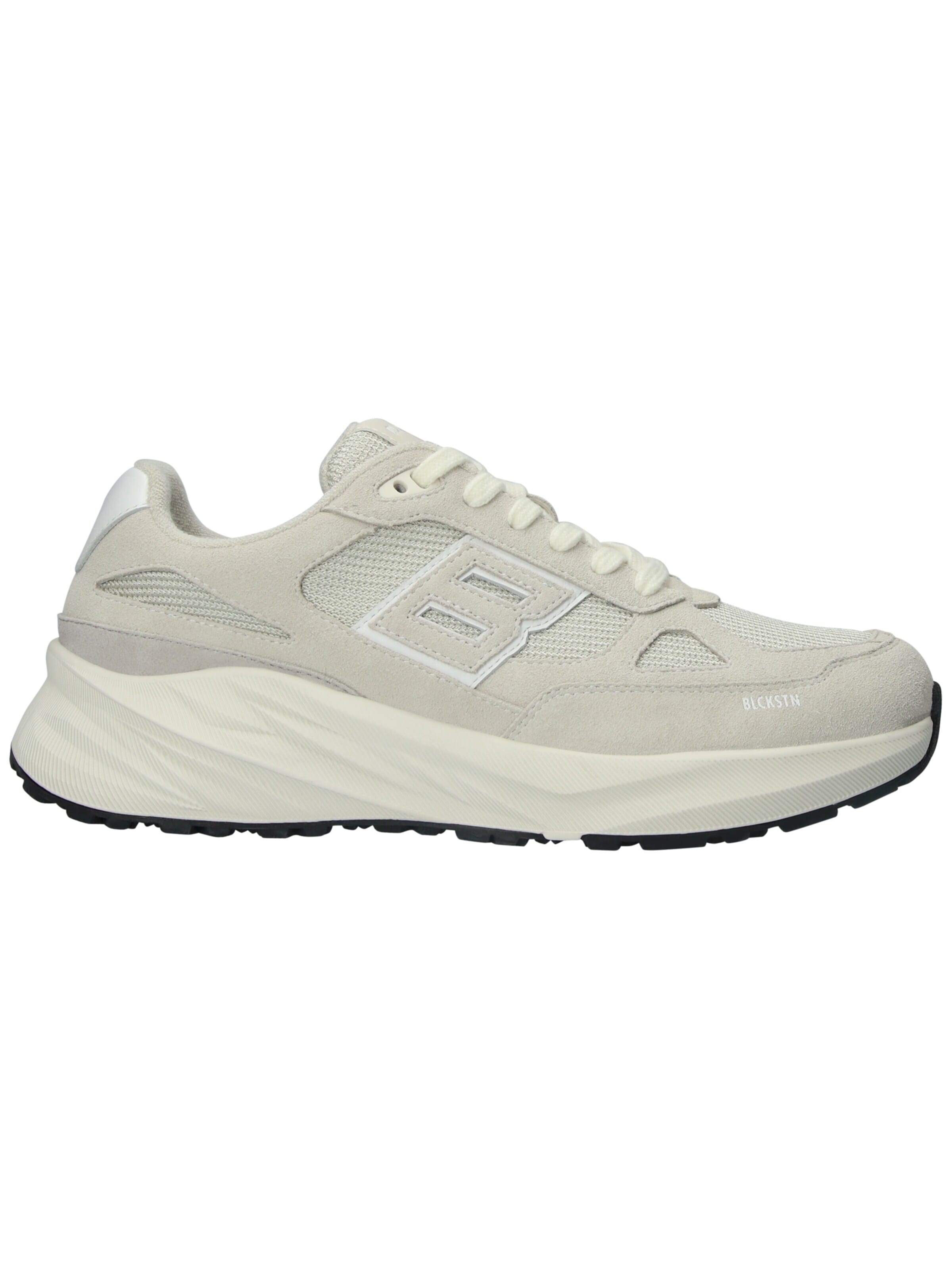 BLACKSTONE Platform trainers 'FLINT MOSS' in Grey: front