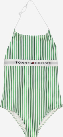 Tommy Hilfiger Underwear Бански костюм в зелено: отпред