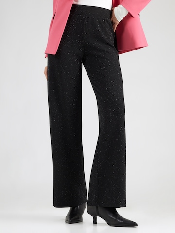 Soyaconcept - Perna larga Calças 'ANDINE 3' em preto: frente