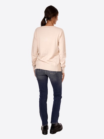 Yes Zee Sweater 'Maglia' in Beige