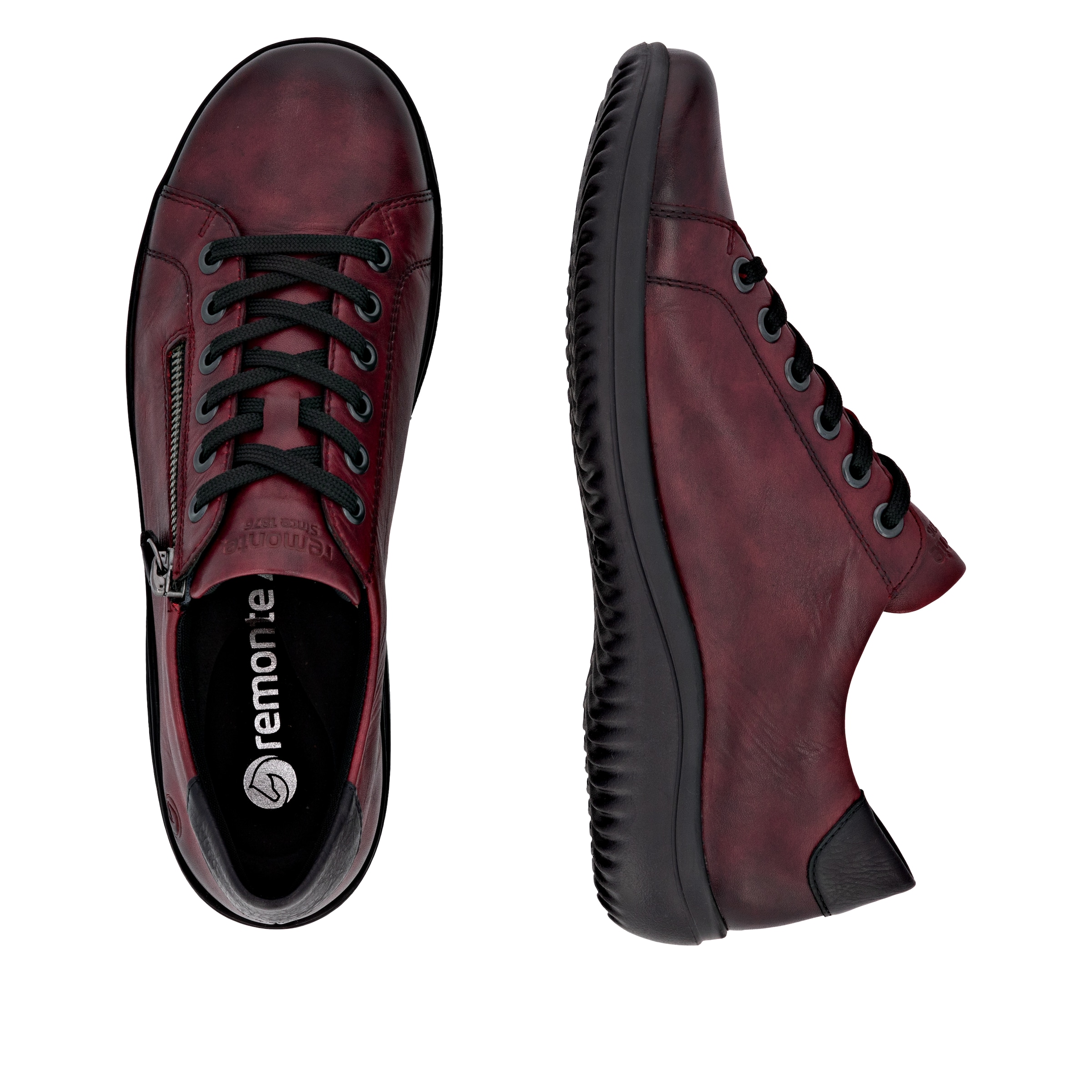 Chaussure à lacets REMONTE en rouge