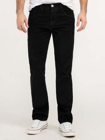 Rock Creek Regular Pants in Black: front