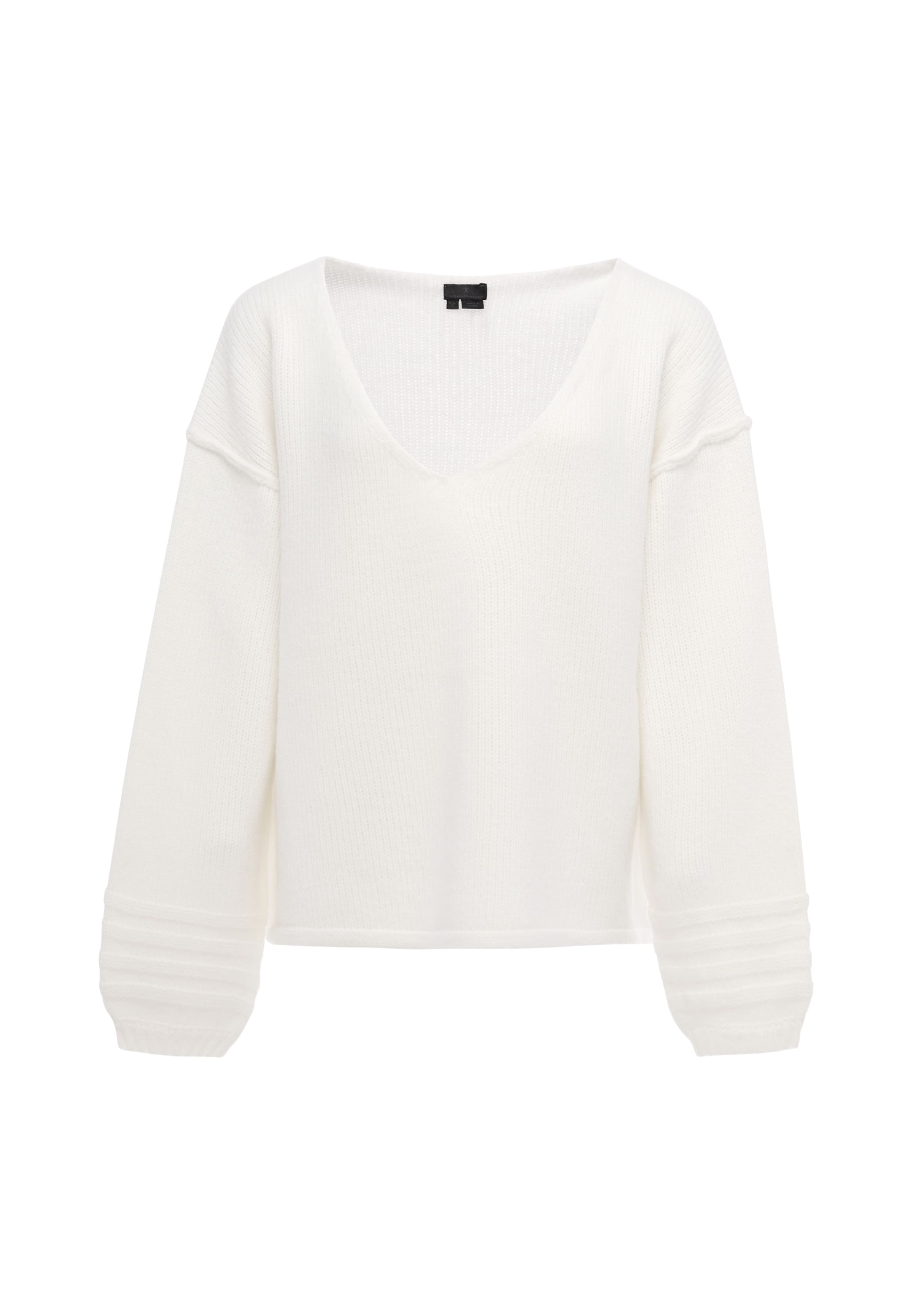 DreiMaster Klassik Sweater in White: front