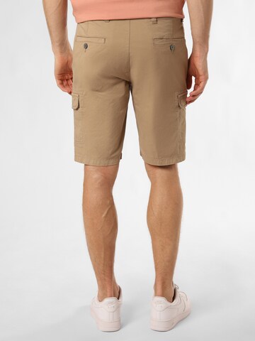 Nils Sundström Regular Cargohose in Beige