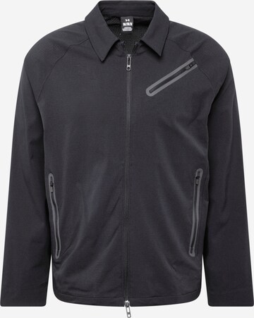 Veste de sport 'Unstoppable Vent' UNDER ARMOUR en noir : devant