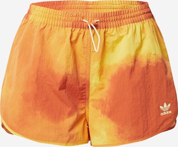 ADIDAS ORIGINALS Normalny krój Spodnie 'Colour Fade Runner' w kolorze żółty: przód
