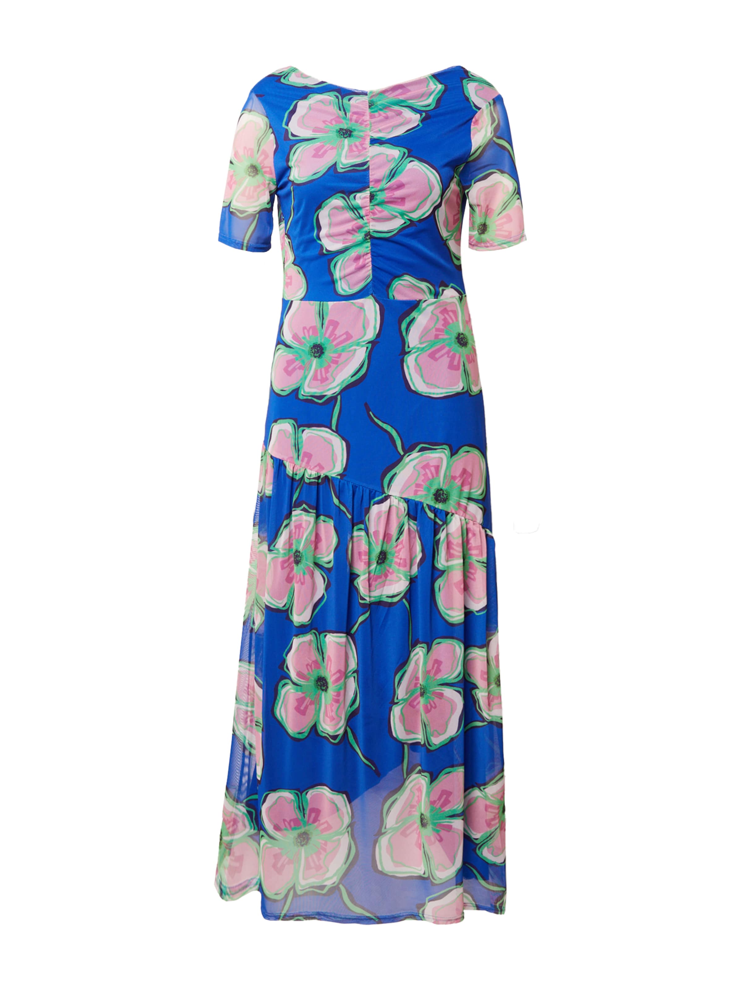 Rochie de la Warehouse pe albastru: față