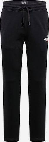 Regular Pantaloni de la HOLLISTER pe negru: față