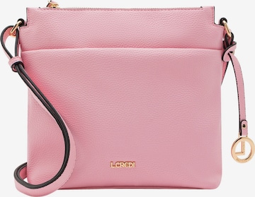 Zaino 'Eda' di L.CREDI in rosa: frontale
