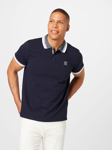 TOM TAILOR Poloshirt in Blau: predná strana