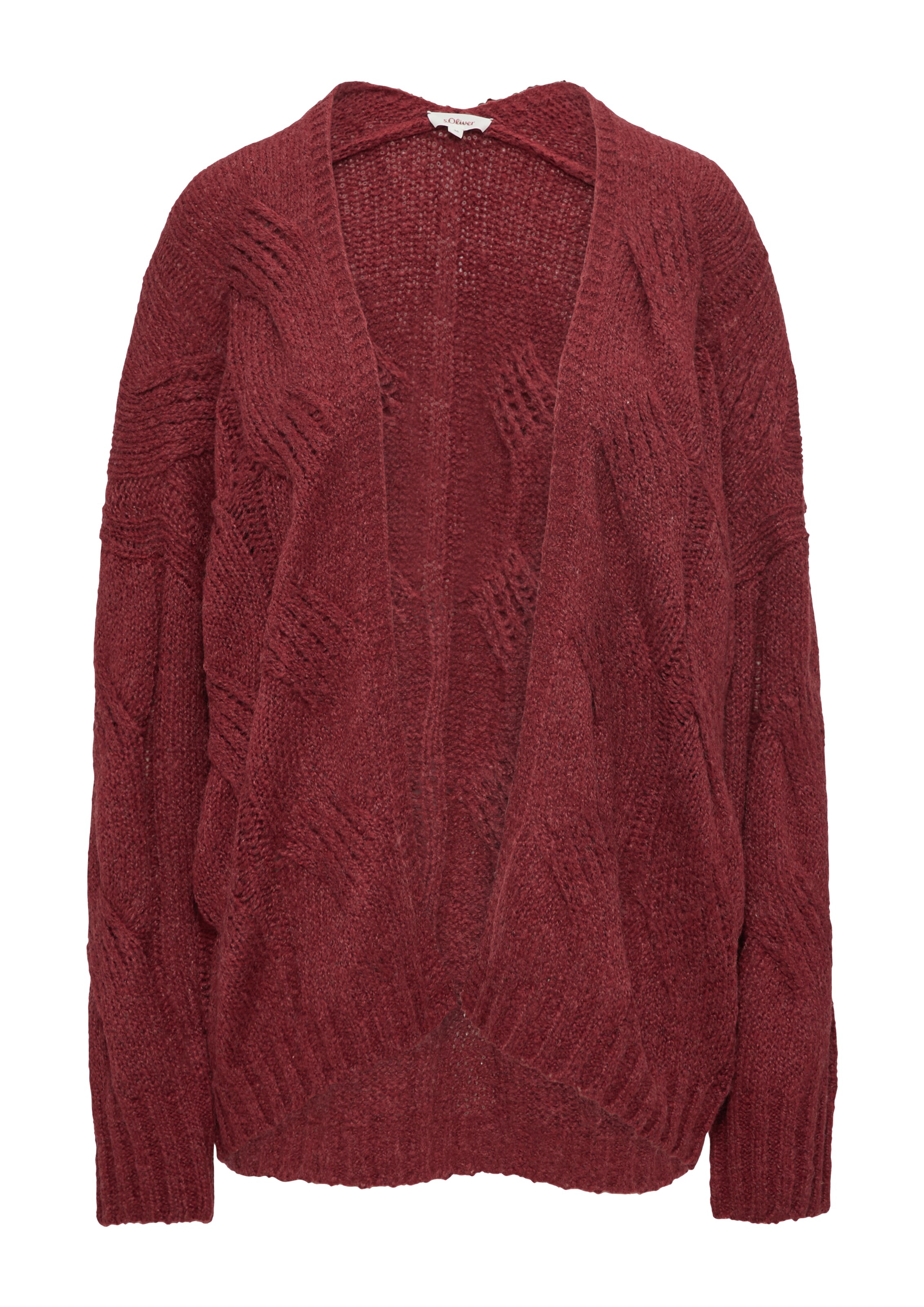 s.Oliver Strickjacke in Rot: Vorderseite