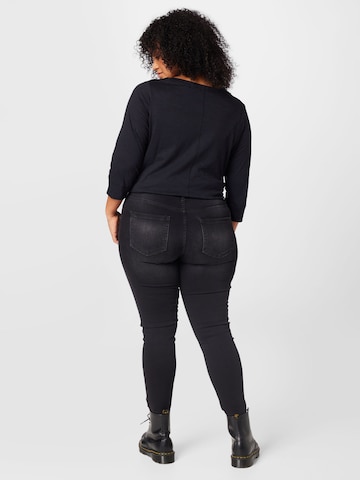 ONLY Carmakoma Skinny Jeans 'Willy' in Black