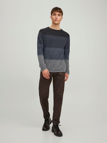 JACK & JONES Regular fit Sweater 'Hill' in Blue