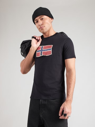 NAPAPIJRI T-Shirt 'MAHSA' in Schwarz: Vorderseite