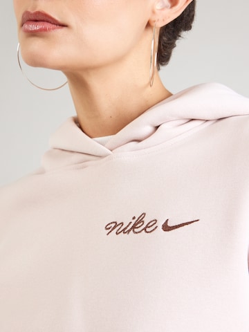 Nike Sportswear Tréning póló 'Phoenix Fleece' - rózsaszín