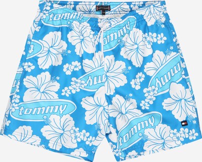 TOMMY HILFIGER Plavecké šortky - nebeská modř / světlemodrá / bílá, Produkt