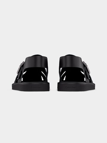 Calvin Klein Sandali | črna barva