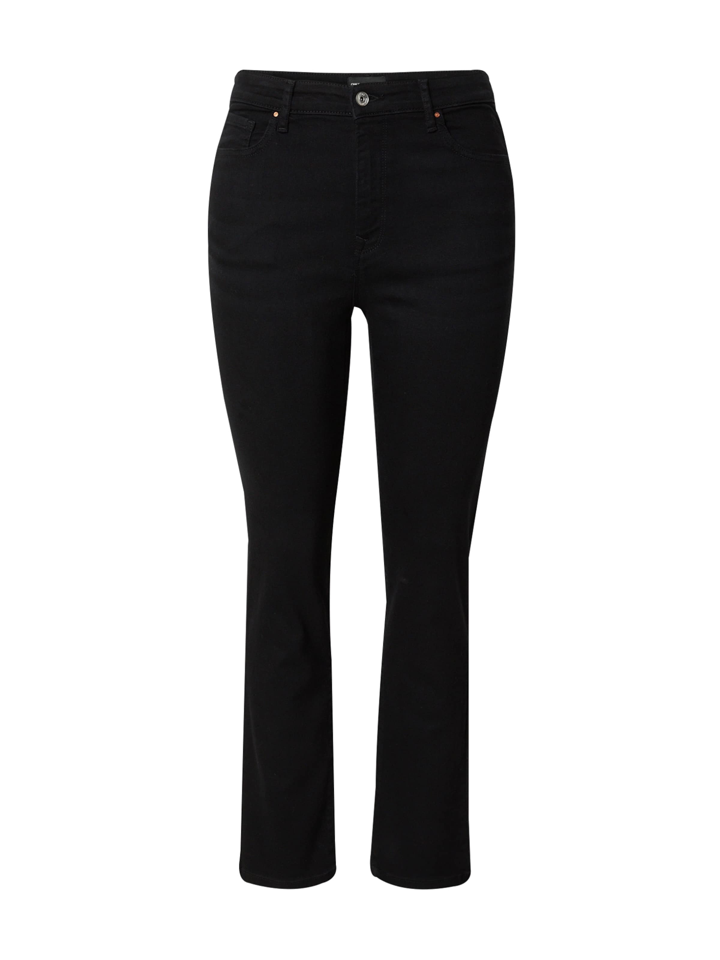 Slimfit Jeans 'CARSui' di ONLY Carmakoma in nero: frontale