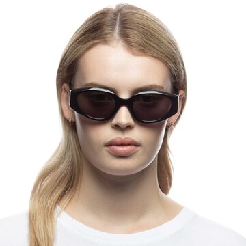 LE SPECS Sonnenbrille 'GYMPLASTICS' in Schwarz: Vorderseite