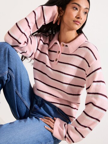 Pullover di Friends Like These in rosa: frontale