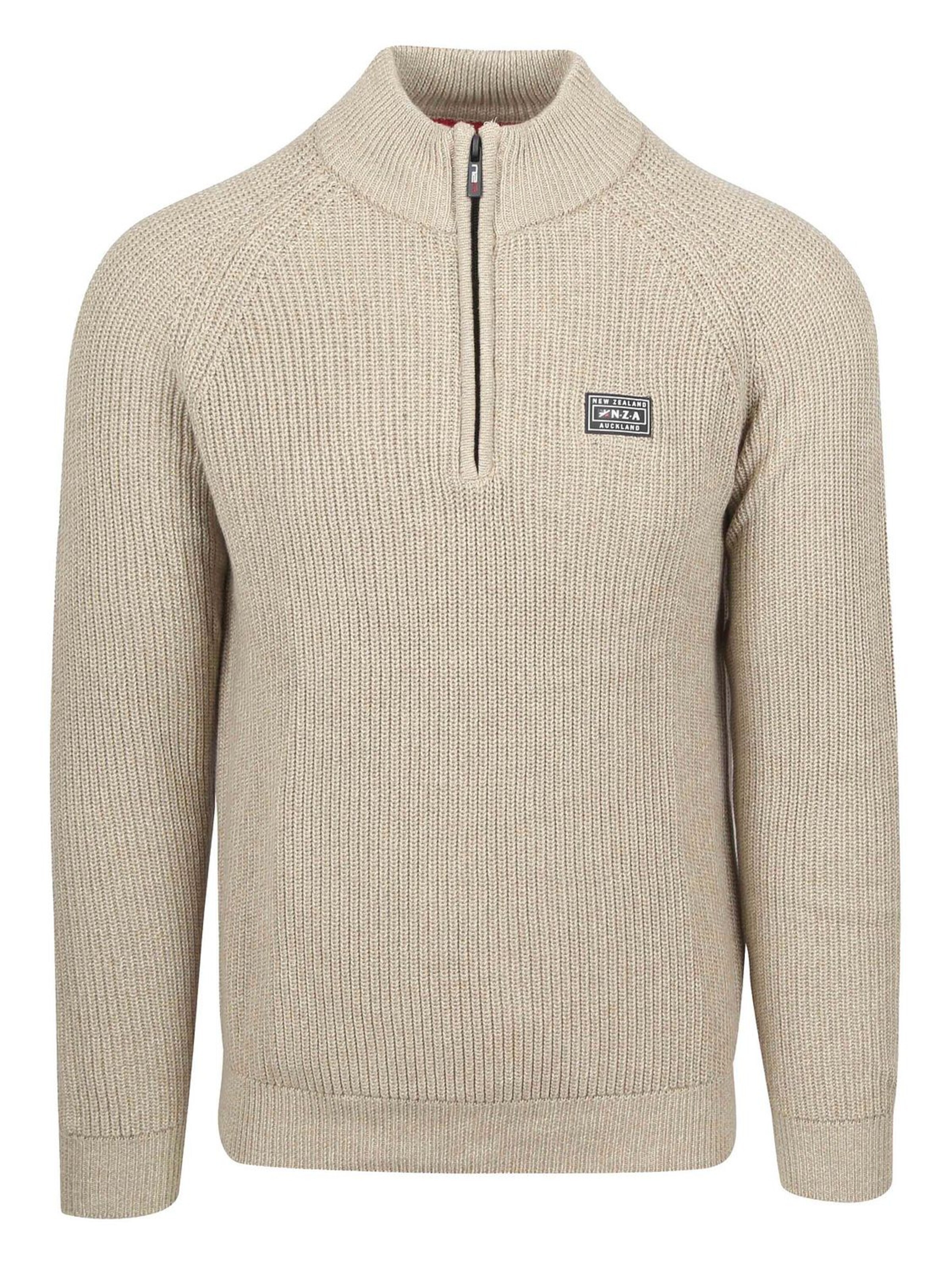 Pull-over 'Drake' NZA New Zealand Auckland en beige : devant
