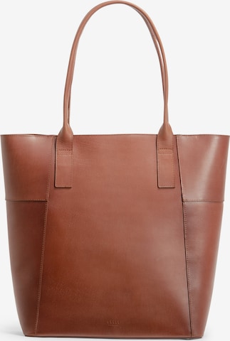 Cabas 'Pura Shopper' still Nordic en marron : devant