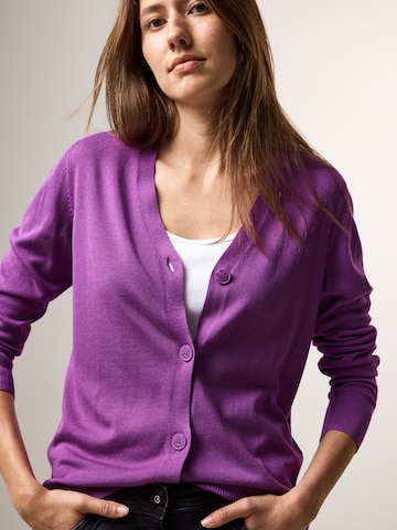 CECIL Knit cardigan in Purple