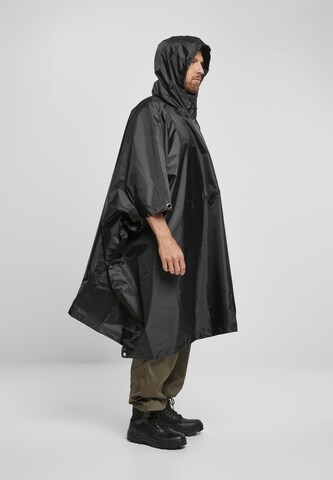 Brandit Poncho  'Ripstop' in Schwarz