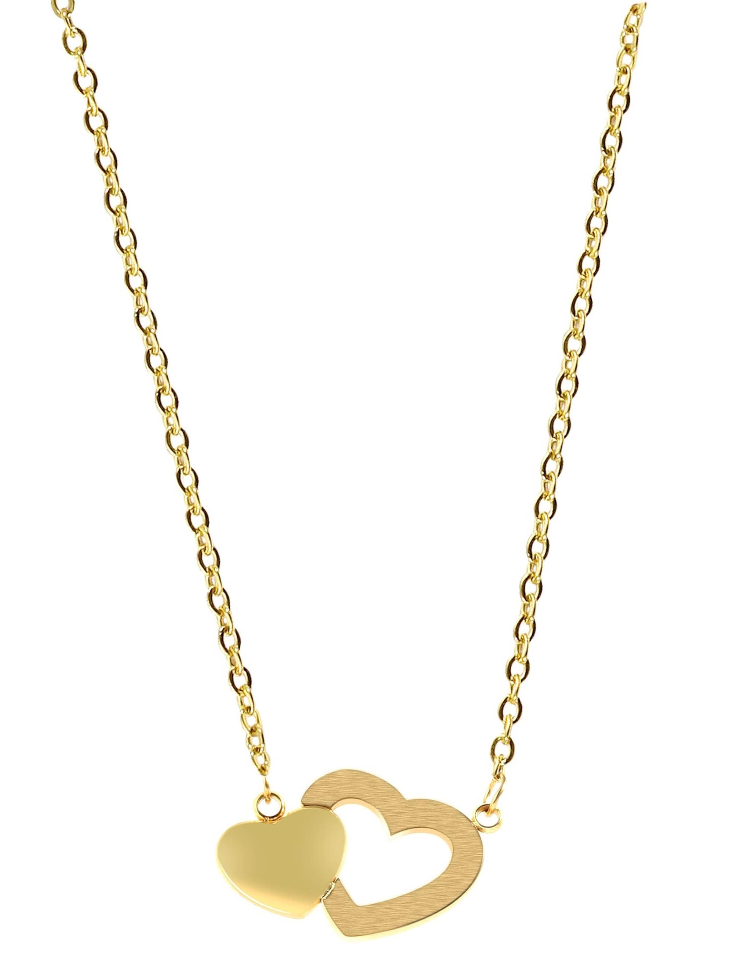 Akzent Schmuckset 'Edelstahl silber'‌‌‌‌‌‌‌‌‌ in Gold