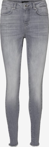 VERO MODA Skinny Jeans 'Hanna' i grå: framsida