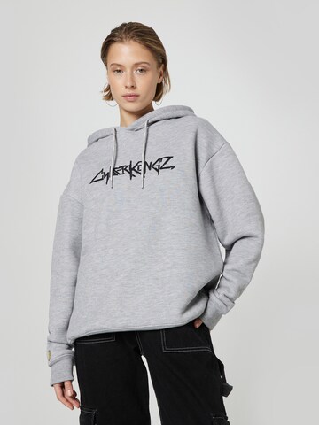 About You x Cyberkongz Sweatshirt 'Leo' in Grey