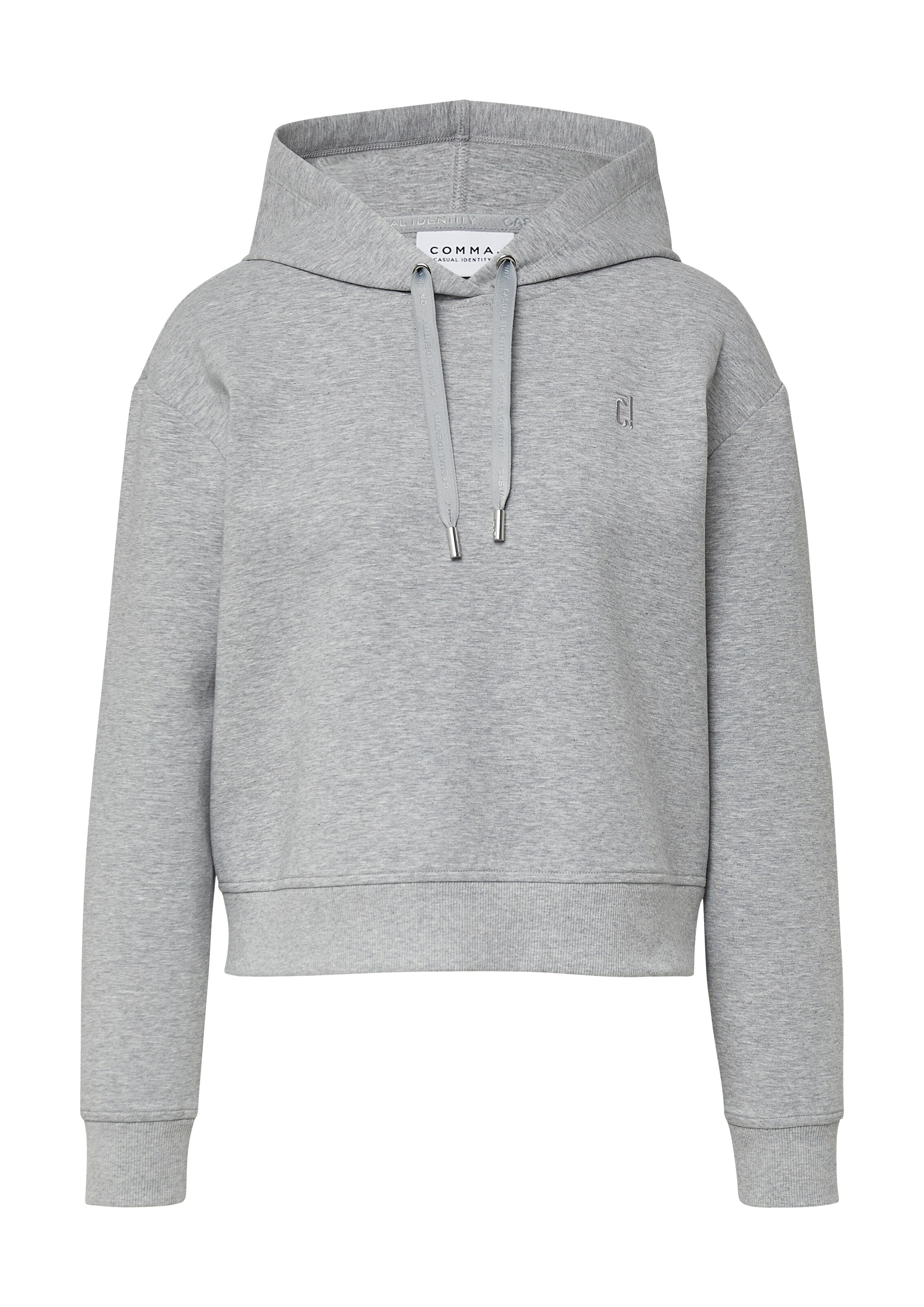 comma casual identity Sweatshirt in Grey: front