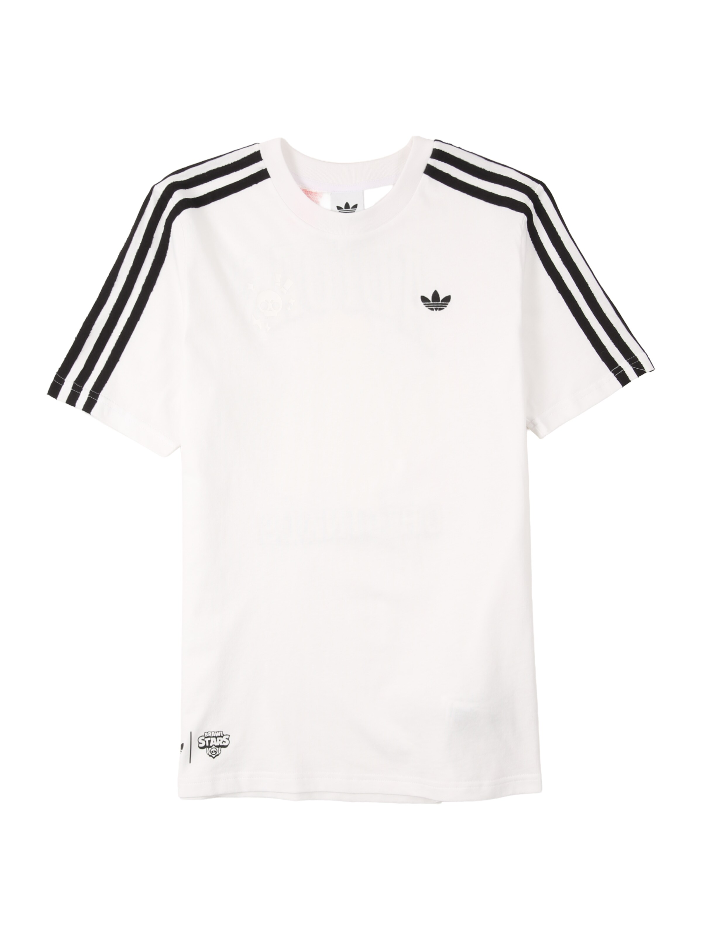 ADIDAS ORIGINALS Μπλουζάκι σε 128 σε γκρι / πράσινο γρασιδιού / μαύρο / λευκό, Άποψη προϊόντος