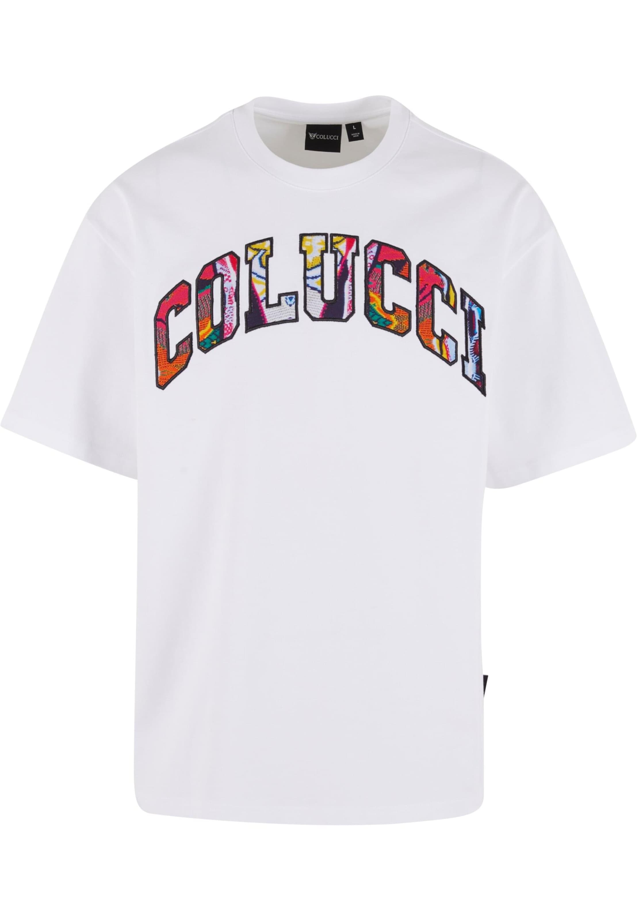 Colucci Tričko 'College' – bílá: přední strana