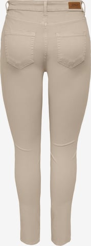 ONLY Skinny Broek 'EVEREST' in Beige