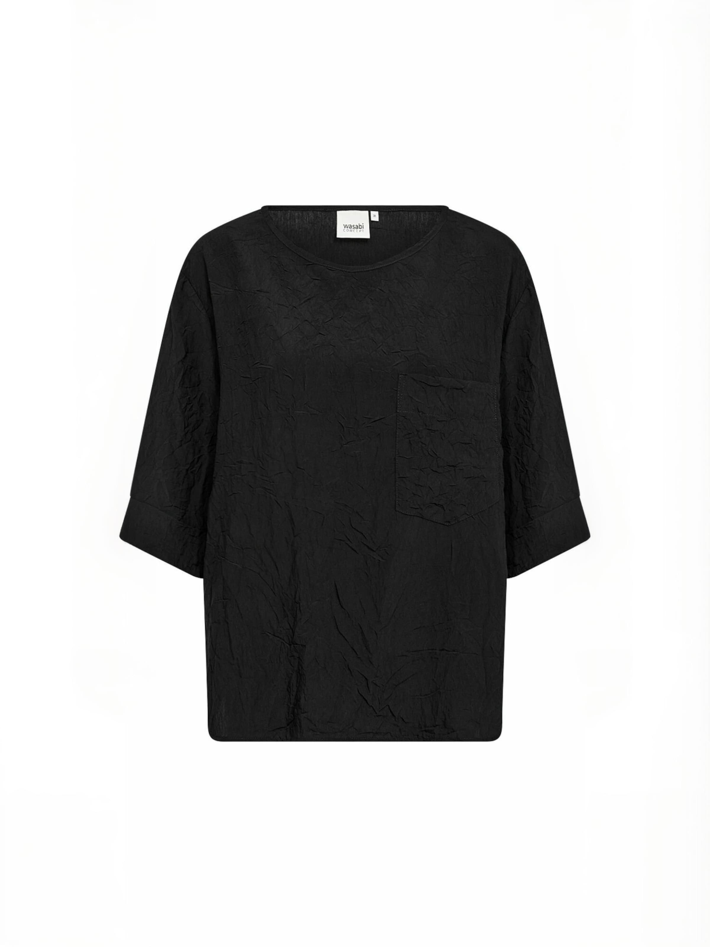 Wasabi Concept Sweater ' WA-ANIA ' in Black: front