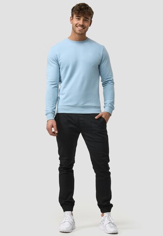 INDICODE JEANS Sweatshirt ' Holt ' in Blauw