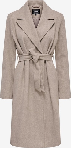 ONLY Between-Seasons Coat in Brown: front